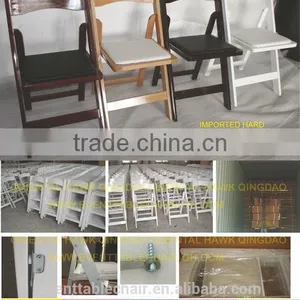 Factory Direct Beech Wood Slat Folding Chair For Garden Use thumbnail-4