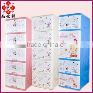 Storage Cabinet Plastic With Lock for Kids thumbnail-1