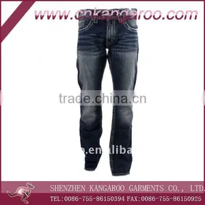 2017 Mens 98%cotton 2%spandex Woven Fashion Jeans thumbnail-1