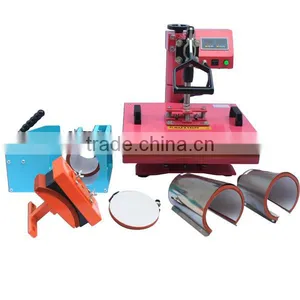 CE Approval T-shirt Cap Mug Plate Combo Heat Press Machine thumbnail-2