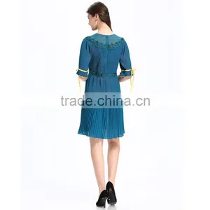 Lady Fashion With Picture Summer For Western Party Wear Cloth Woman Dress thumbnail-6