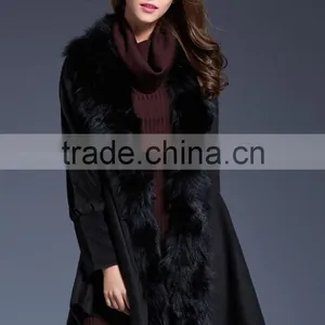 Hot Sell Trendy Lady Custom Made Sexy Fur Coat Made in China thumbnail-1