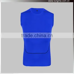 Newest Customized High Qualiity Compression Vest Gear, Performance Training Wear Rash Guard For Men Boys thumbnail-2