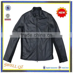 Top Fashion Italian Spring New Design Leather Jacket for Men thumbnail-1