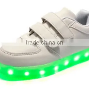 Adult Children Stock Price Cheap LED Light up Shoes thumbnail-1