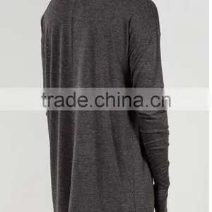 2016 Summer Long Sleeve t Shirt Extended t Shirt Sport Hip Hop Oversized t Shirt Streetwear Loose Tee Shirt thumbnail-2