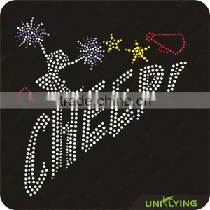 Dance Cheer Rhinestone Studded Heat Transfers thumbnail-1