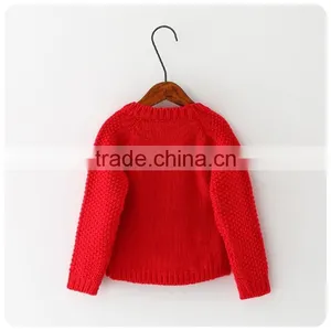 New Winter Cartoon Baby Girls Sweater Cloud Raindrops Kids Clothes Children Sweater Warm Long Sleeve for Girls Knitwear thumbnail-4