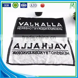 Custom Design Full Size Jacquard Logo Terry Bar Towel thumbnail-5