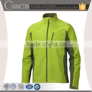 Hot Sale Custom Design Breathable Orange Softshell Jacket thumbnail-3