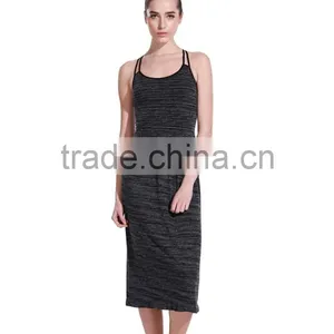 OEM & ODM Woman Sleeveless Casual Dresses Seamless Dress thumbnail-1