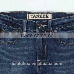 T1113K Comfortable Boys Kid Children Stretchasble Waist Band Medium Indigo Jeans thumbnail-3