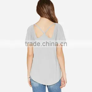 Wholesale 2016 Summer Fashion Women Hip Hop Clothing Ladies Star Letter Printed 95% Cotton 5%spandex thumbnail-6