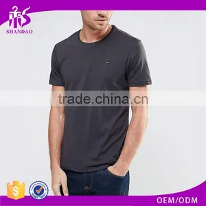 2017 Top Quality OEM Apparel Fashion Cheap Price 180g 100% Cotton Casual Style Short Sleeve O-Neck Men's T Shirt thumbnail-1