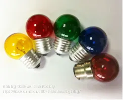 G45 Color Incandescent Bulbs Dimmable 1800K 40W thumbnail-1