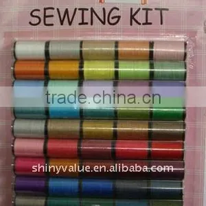 Custom Colorful Polyester Sewing Thread /Beautiful Gift thumbnail-1