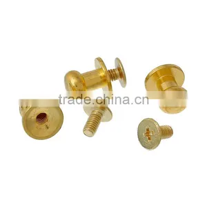 Wholesale Round Gold Plated Copper Jewelry Wooden Box Pull Handle Knobs thumbnail-1
