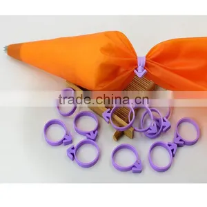 12PCS Silicone Icing Bag Ties Fixed Rings DIY Reusable Piping Decorating Bag Rubber Band Lashing No Leaks Baking&Pastry Tools thumbnail-1