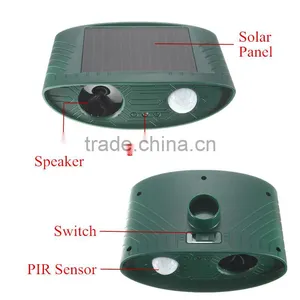 Brand New Ltrasonic Solar Power Eco-friendly Outdoor Garden Ultrasonic Repeller Motion Pest Animal Mice Rat Mouse Fo Control thumbnail-4