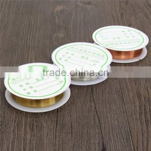 Newest Jewelry Findings 0.3mm Silver Gold Plated Copper Wire Craft Beads Jewelry Making DIY Essential Jewelry Cord thumbnail-5