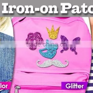 Mini Neon Iron on Canvas Patches Heat Press Patches Kids Iron on Patches thumbnail-3