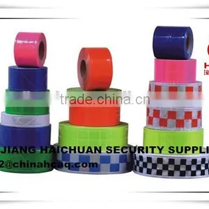 High Quality Crystal PVC Reflective Caution Tape for Cloth thumbnail-1