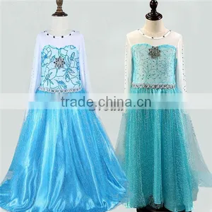 Hot Movie Cosplay Costume Dress for Girls Evening Dress Latest Dress Designs for Children thumbnail-1
