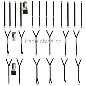 1 Pair or 4 Pcs Pack Straight Y Stirrup Footloop Style Military Police Unifrom Shirt Stay Shirt Garter Holder Keeper 2016 thumbnail-3