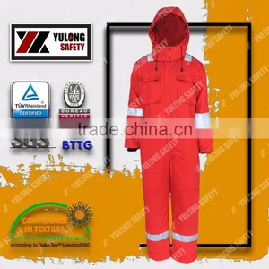 245gsm Hi Vis Reflective Cotton Material Long Sleeve Garments Used In Roadway thumbnail-3