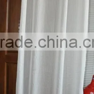 Organza Shee Windowr Curtain Fabric, Voile Grommet-Top Sheer Panel thumbnail-1