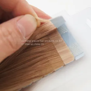 100% Virgin Remy Chinese HairTape Hair Extension thumbnail-1