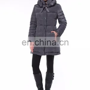 2016 New Arrival Woman Long Europe Style Womens Plain Black Jacket thumbnail-4