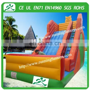Lovely Bear Themed Park Inflatable Jumping Slide Combo thumbnail-3