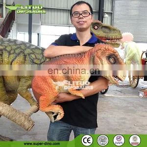 Animatronic Artificial Realistic T-rex Dinosaur Hand Puppets thumbnail-2