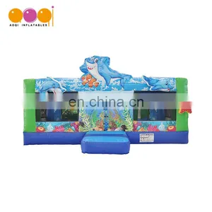 Low Price Customize Ocean Castle Inflatable Bounce House for Kids thumbnail-1