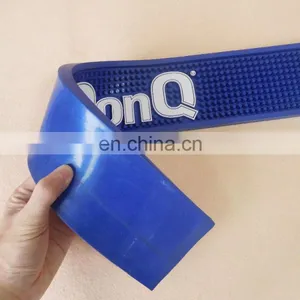 Promotional Blue Color Embossed Pvc Bar Mat Shot thumbnail-4