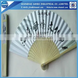 Newest Design High Quality Spanish Wood Fan for Business Gift Item thumbnail-1