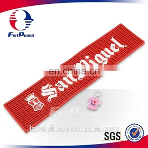 Red PVC Coaster for Bar thumbnail-1
