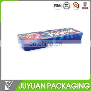 Rectangle Decorative Metal Tin Pencil Packing Case Box Manufacturer Wholesale thumbnail-1