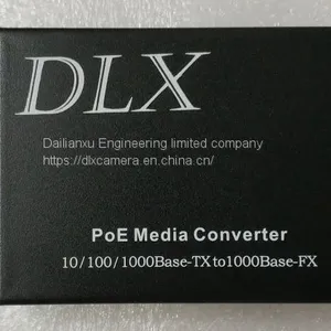 POE IP Camera to Fiber Converter Gigabit POE IP Fiber Optical Transmitter and Receiver Single Por POE Fiber Media Conver thumbnail-3