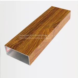 50*100mm Aluminum Square Tube for Wall Decoration thumbnail-5