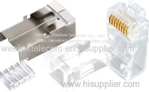 Plug Rj45 Connector 8P8C RJ45 RJ-45 CAT5 Modular Plug Network Connector for Cat5 Cat5e Cat6 Cable thumbnail-1