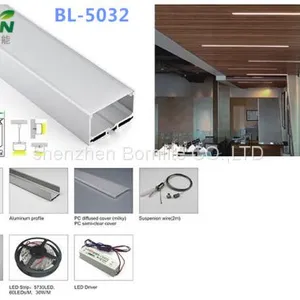 Surface Recess Led Smd 5050 2835 2216 Strip With Led Aluminum Profile 6063 thumbnail-3