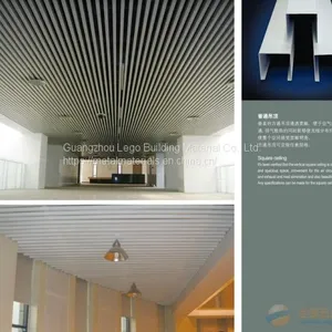 Shopping Mall Silver Greyv-shaped Aluminum Square Pass thumbnail-1