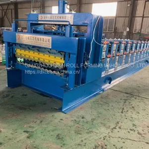 New Design Fast Speed Double Layer Wall and Roof Panel Roll Forming Machine Color Steel Rolling Machine Made in China thumbnail-3