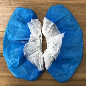 Disposable Foot Cover SMS Non-woven Foot Cover Protection Disposable Shoe Cover Breathable Isolation Foot Cover thumbnail-1