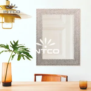 INTCO Custom Mirror Frames, Mordern Wall Mounted Mirror With PS Frame thumbnail-1