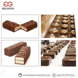 Automatic Stainless Steel Chocolate Coating Machine/Chocolate Enrober With Cooling Tunnel for Sale thumbnail-5
