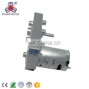 ET-CGM95-C 12V 6v 3volt Cylindrical dc Right Angle Gear Motor High Torque 95mm Flat Gearbox Length for Valve Actuator thumbnail-4