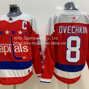 Washington Capitals #8 Ovechkin Red Jersey thumbnail-1